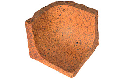 Внутренний угловой элемент для бортика Terraklinker (Gres de Breda), Natural, 80*80*15 мм