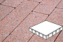Плитка тротуарная Готика, Granite FINERRO, Квадрат, Травертин, 400*400*60 мм
