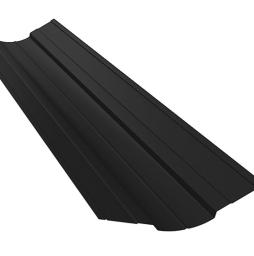 Планка ендовы верхней фигурной 70*70 мм Grand Line PurPro Matt RAL 9005, 2 м