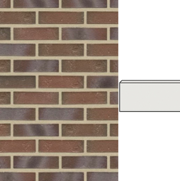 Клинкерная плитка угловая ручной формовки Feldhaus Klinker NF 14 W721 accudo cerasi maritim 240*71*115*14 мм