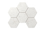 Мозаика Hexagon Ametis Marmulla MA01, неполированный, 285*250*10 мм