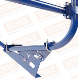 Кровельное ограждение Borge для черепичной кровли оцинкованное RAL 5005, 300*60 см