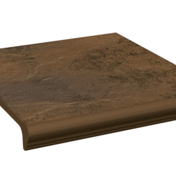 Клинкерная ступень с капиносом Paradyz Semir Beige, 330*300*11 мм