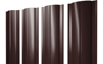 Штакетник Круглый 0,5 GreenCoat Pural BT RR 887 шоколадно-коричневый