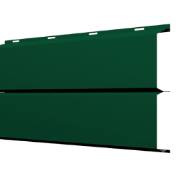 Софит Grand Line ЭкоБрус без перфорации 0,345, 0,45 Drap ST с пленкой RAL 6005