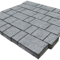 Плитка тротуарная SteinRus Бельпассо Б.23(М).Псм.6, Backwash, Гранит, толщина 60 мм