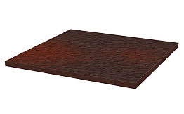 Клинкерная напольная плитка Paradyz Cloud Brown, структурная, 300*300*11 мм