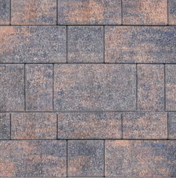 Плитка тротуарная SteinRus Инсбрук Тироль Б.4.Псм.6, Old-age, ColorMix Айвори, толщина 60 мм